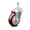 Service Caster 4 Inch Maroon Polyurethane Wheel Swivel 3/8 Inch Threaded Stem Caster SCC SCC-TS20S414-PPUB-MRN-381615 - alternate 1
